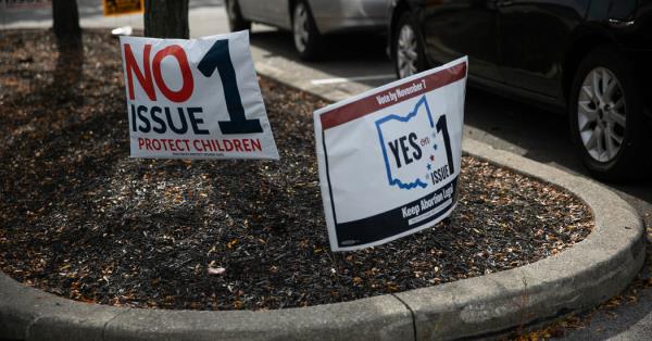 俄亥俄州正在就是否确立堕胎权进行投票