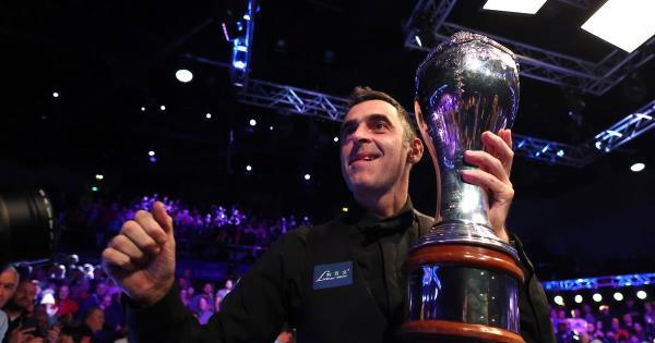 罗尼·奥沙利文(Ronnie O'Sullivan)在首次获得冠军30年后再次成为英国冠军
