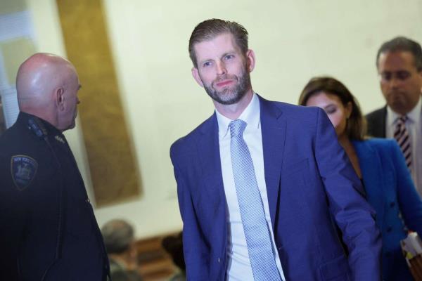 特朗普的儿子小唐纳德和埃里克在民事欺诈审判中作证