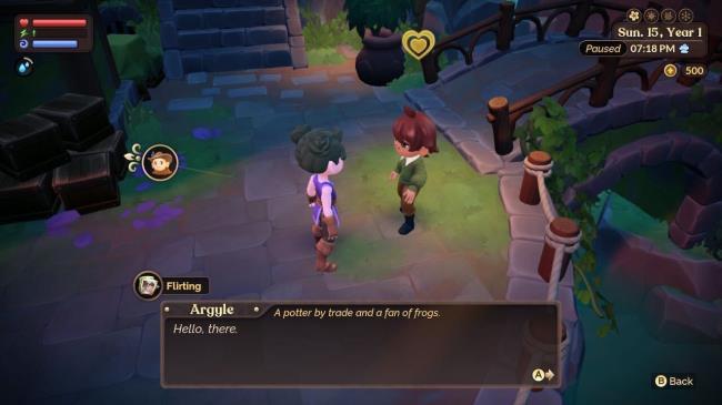 speaking to and flirting with argyle fae farm