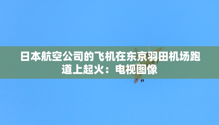 日本航空公司的飞机在东京羽田机场跑道上起火:电视图像 日本航空公司的飞机在东京羽田机场跑道上起火:电视图像