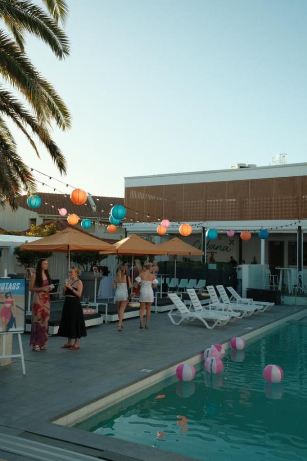 The poolside launch saw A-listers sipping on cocktails by the pool, enjoying amazing entertainment and getting a first-hand exclusive look at the entire collection.