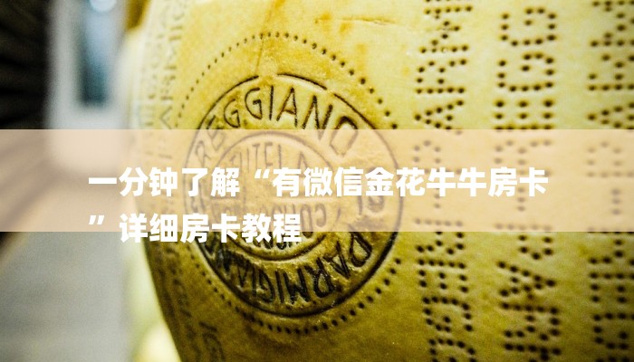 一分钟了解“有微信金花牛牛房卡
”详细房卡教程