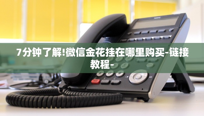 7分钟了解!微信金花挂在哪里购买-链接教程-