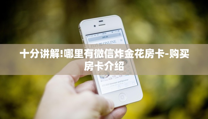 十分讲解!哪里有微信炸金花房卡-购买房卡介绍
