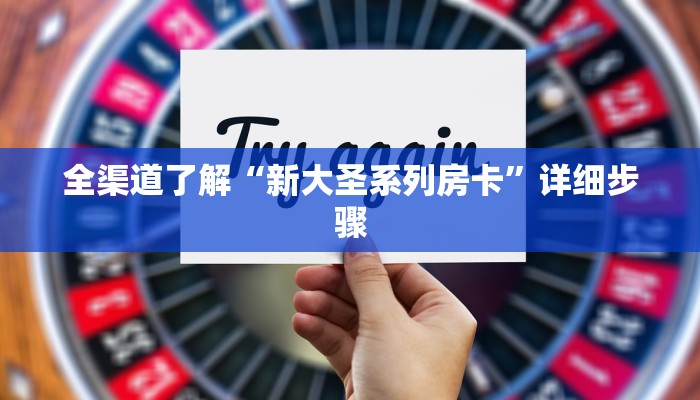 全渠道了解“新大圣系列房卡”详细步骤