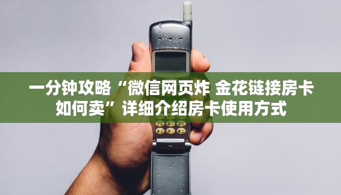 一分钟攻略“微信网页炸 金花链接房卡如何卖”详细介绍房卡使用方式