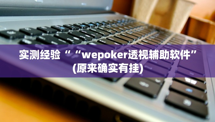 实测经验““wepoker透视辅助软件”(原来确实有挂)