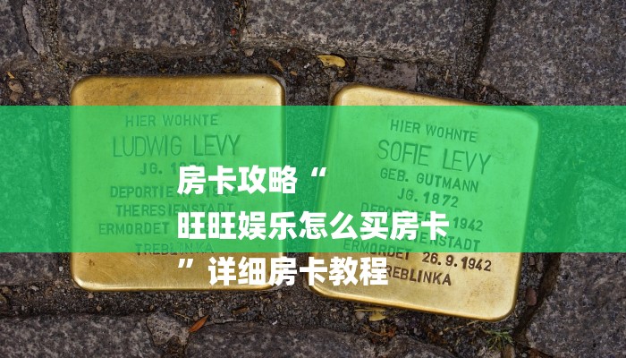 房卡攻略“
旺旺娱乐怎么买房卡
”详细房卡教程