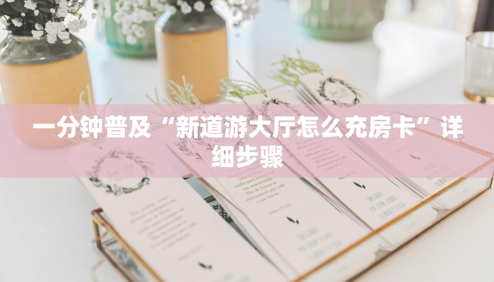 一分钟普及“新道游大厅怎么充房卡”详细步骤