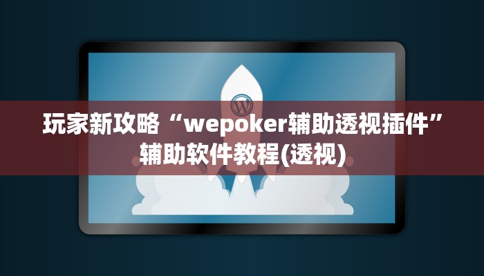 玩家新攻略“wepoker辅助透视插件”辅助软件教程(透视)